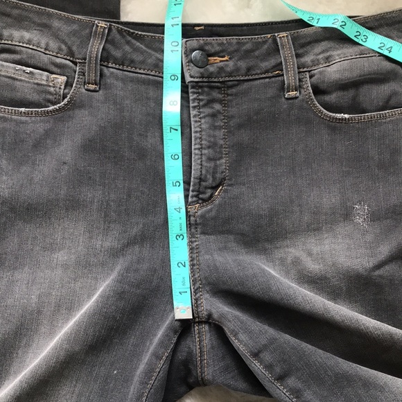 NYDJ Charcoal grey super skinny jeans 12 - Picture 9 of 15
